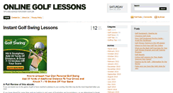 Desktop Screenshot of golfing-lessons.net